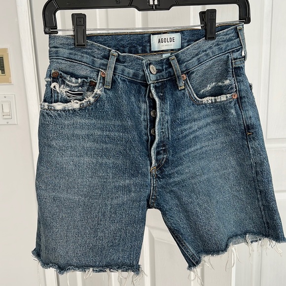 Agolde Pants - Agolde denim shorts